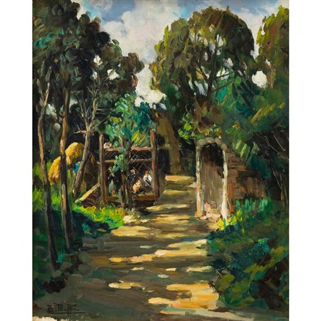 ENNIO MAFFEI, Due oli su tela