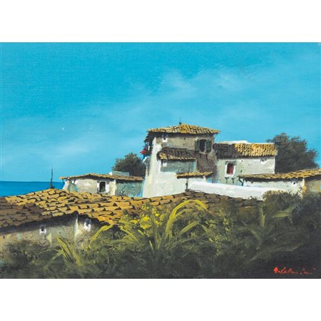 GIUSEPPE PALMIERI, Olio su cartone telato