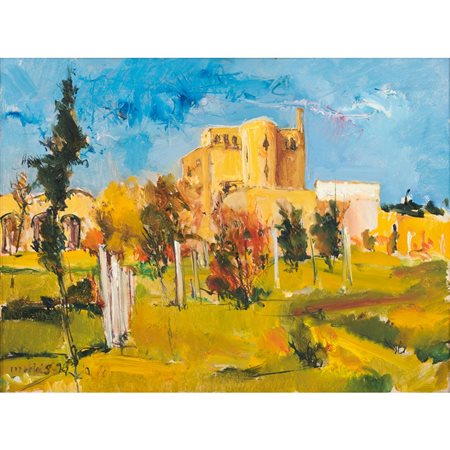 ALDO MAFFEIS, Paesaggio, Olio su tela