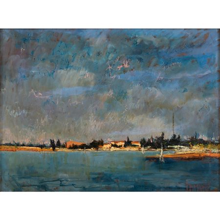 ALDO MAFFEIS, Paesaggio, Olio su tela