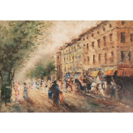 PITTORE DEL XX SECOLO, Olio su tela