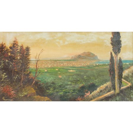 GIOVANNI GUARNIERI, Olio su cartone pressato