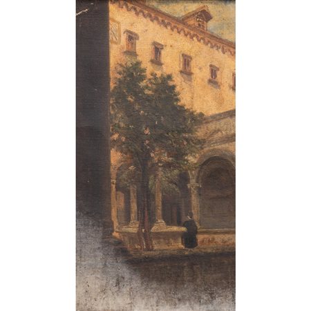 ANONIMO DELLA FINE DEL XIX SECOLO, Olio su tela