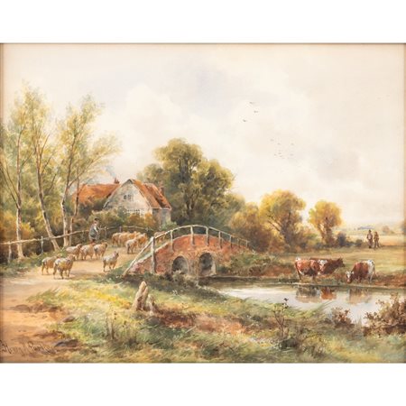 HENRY ARTHUR PARKER, Acquarello su carta