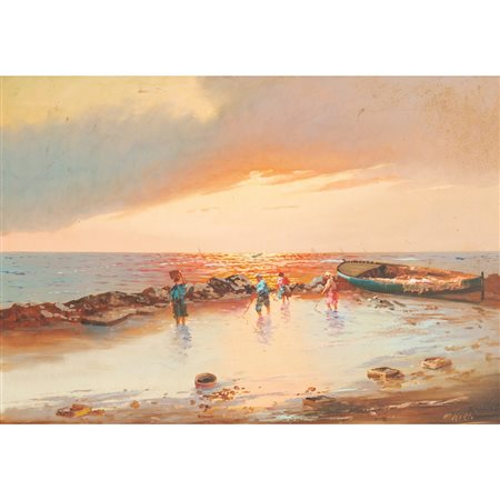 PITTORE DEL XX SECOLO, Olio su tela