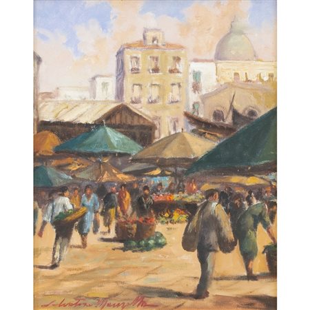 SALVATORE MANZELLA, Olio su tela