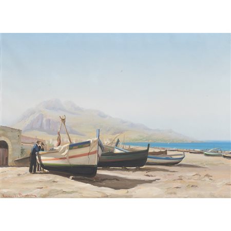 RAIMONDO MIRABELLA, Olio su tela