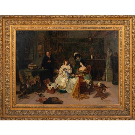 GIOVANNI GAETANO GALEAZZI, Olio su tela