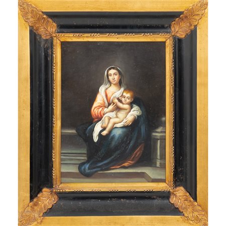 PITTORE ITALIANO DEL XX SECOLO, Olio su lamiera