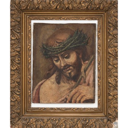 SCUOLA SICILIANA DEL XIX SECOLO, Olio su tavola