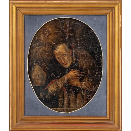 SCUOLA SICILIANA DEL XVIII SECOLO, Olio su tela