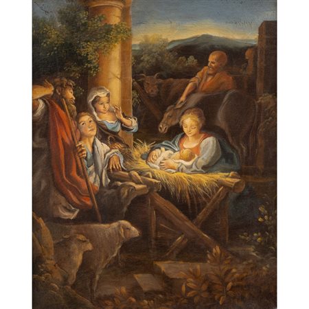 SCUOLA ITALIANA DELLA SECONDA METÀ XIX SECOLO, Olio su tela