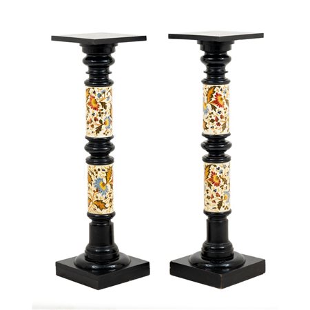 MANIFATTURA SICILIANA DEI PRIMI DEL '900, Coppia di colonne