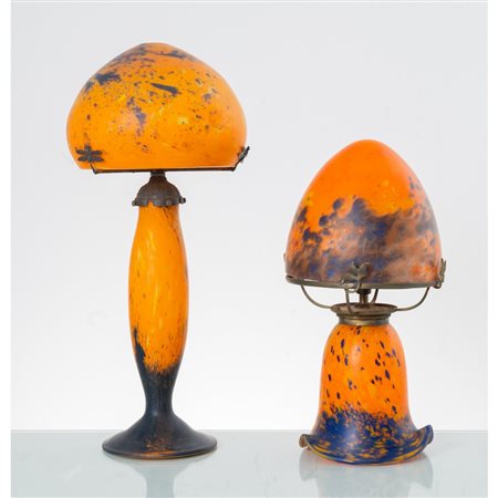 MANIFATTURA EUROPEA DEL XX SECOLO, Due lampade da tavolo