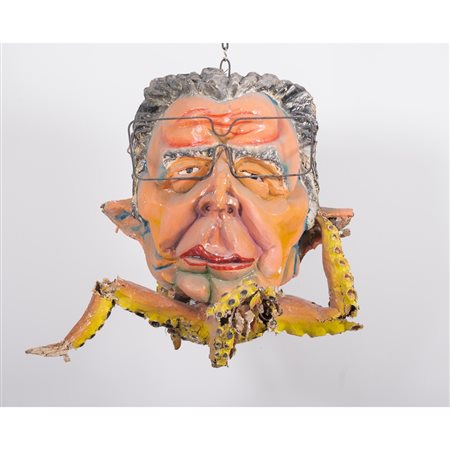 ARTIGIANO SICILIANO DEL XX SECOLO, Scultura/maschera per carro