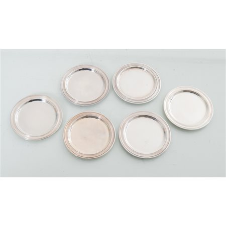 SEI SOTTOBICCHIERI Christofle