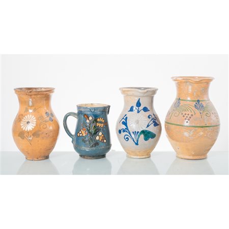 MANIFATTURA EUROPEA DEL XX SECOLO, Tre brocche e Vaso