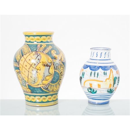 MANIFATTURA SICILIANA DEL XX SECOLO, Due vasi