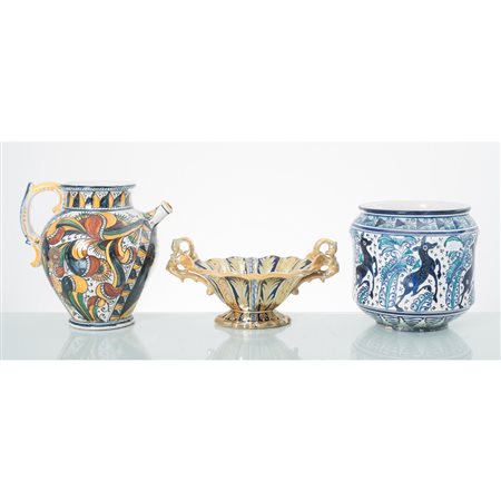 MAN. ITALIANA XX SECOLO, Cilindro, versatoio e centrotavola