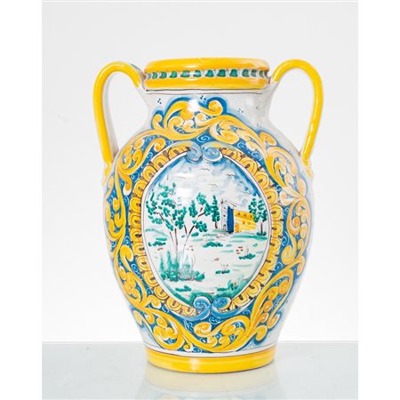 MANIFATTURA DI CALTAGIRONE DEL XX SECOLO, Piccola quartara