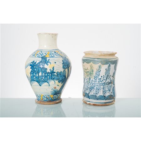 MANIFATTURA ITALIANA FINE XVIII SECOLO, Cilindro e boccia