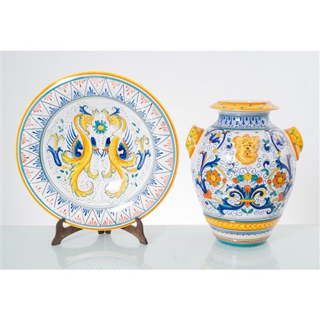 DERUTA, Vaso e piatto