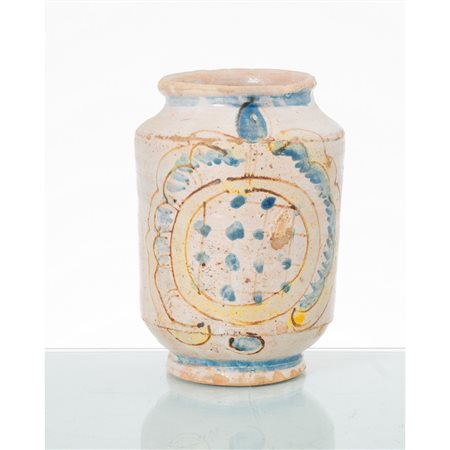 MANIFATTURA DI CALTAGIRONE FINE XVIII SECOLO, Piccolo cilindro