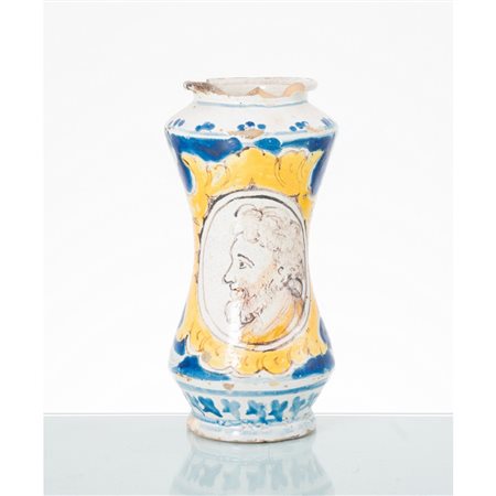 MANIFATTURA DI CALTAGIRONE DEL XVIII SECOLO, Albarello