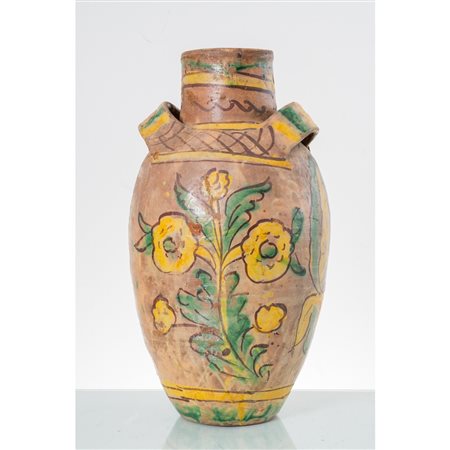 MANIFATTURA SICILIANA DEL XIX SECOLO, Vaso contenitore