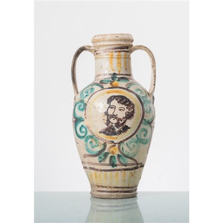 MANIFATTURA DI CALTAGIRONE DEL XIX SECOLO, Anfora