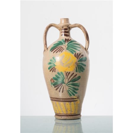 MANIFATTURA DI CALTAGIRONE DEI PRIMI DEL '900, Fiasca