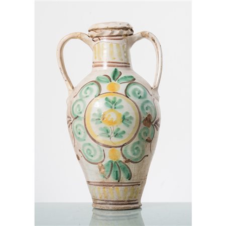 MANIFATTURA DI CALTAGIRONE DEL XIX SECOLO, Anfora