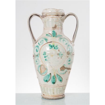 MANIFATTURA DI CALTAGIRONE DEL XIX SECOLO, Anfora