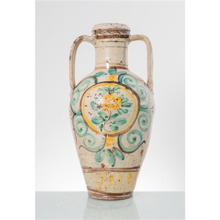 MANIFATTURA DI CALTAGIRONE DEL XIX SECOLO, Anfora