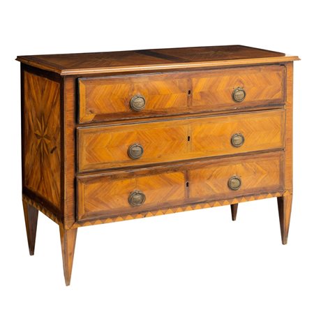 MANIFATTURA SICILIANA DELLA FINE DEL XVIII SECOLO, Cassettone