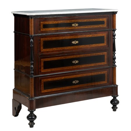 MANIFATTURA SICILIANA DEL XIX SECOLO, Cassettone