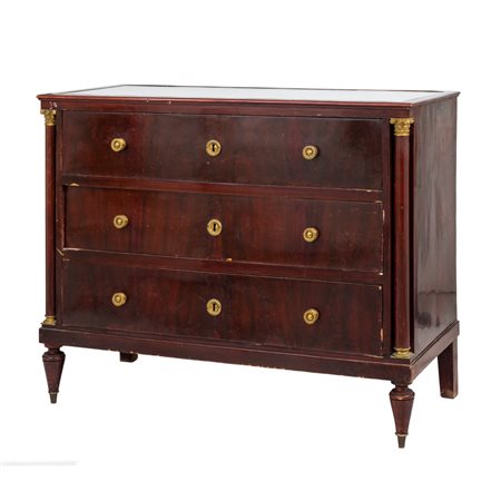 MANIFATTURA SICILIANA DEL XIX SECOLO, Cassettone