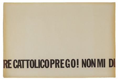 Non mi dire cattolico prego! (Omaggio ad Armando Nizzi)