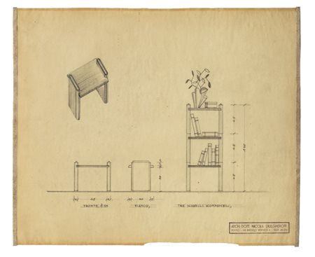 Tre sgabelli scomponibili