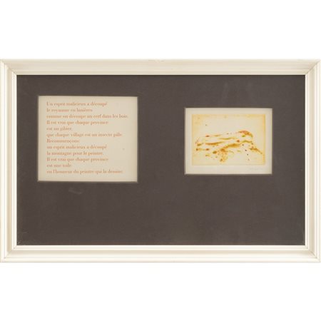 ZORAN MUŠIČ, Senza Titolo, Acquaforte a colori