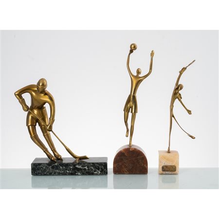 FRATELLI MISSAGLIA, Tre sculture in bronzo