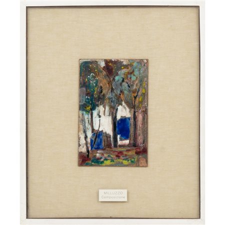 SEBASTIANO MILLUZZO, Lastra in rame smaltato