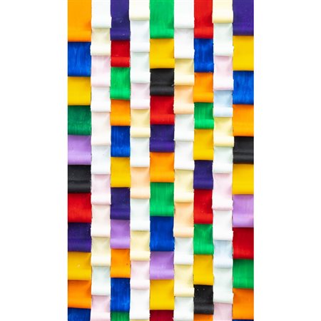 FRANCESCO FASANO, Tele arrotolate e acrilico su legno