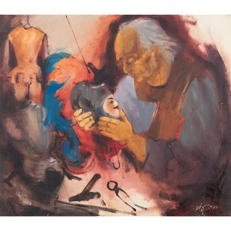 ALFREDO MESCHIS, Olio su tela