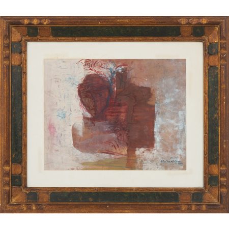 DINO TADDEO ROTUNNO, Figura, Tecnica mista su carta