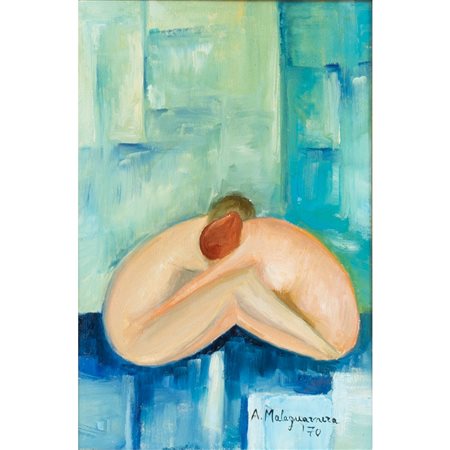 ANGELO MALAGUARNERA, Olio su tela