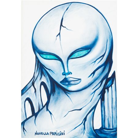 NOVELLA PARIGINI, Meditazione, Olio su tela