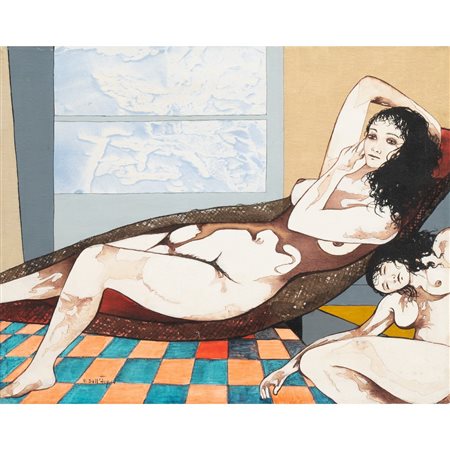 ALDO DALL'ACQUA, Composizione, Olio su tela