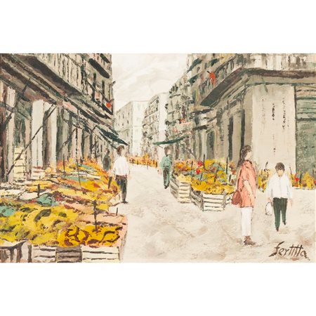 CARMELO FERTITTA, Olio su tela