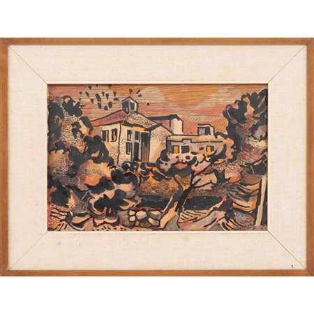 LUCA CRIPPA, Tecnica mista su carta